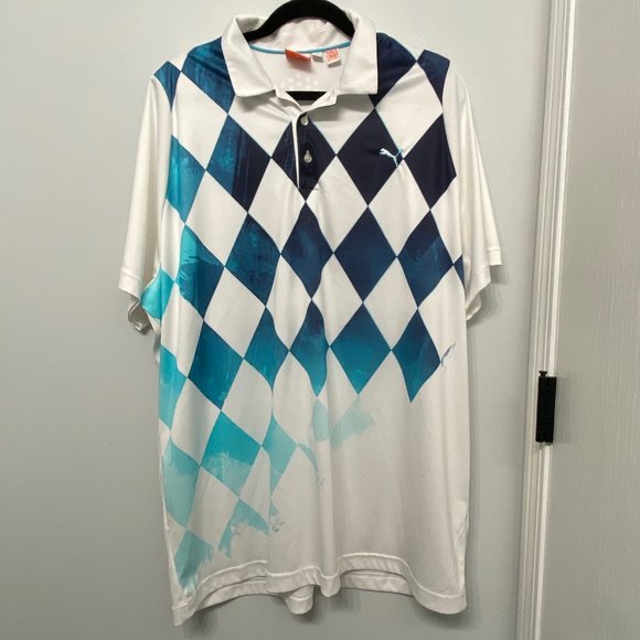 Mens Puma Golf Polo - Picture 1 of 7